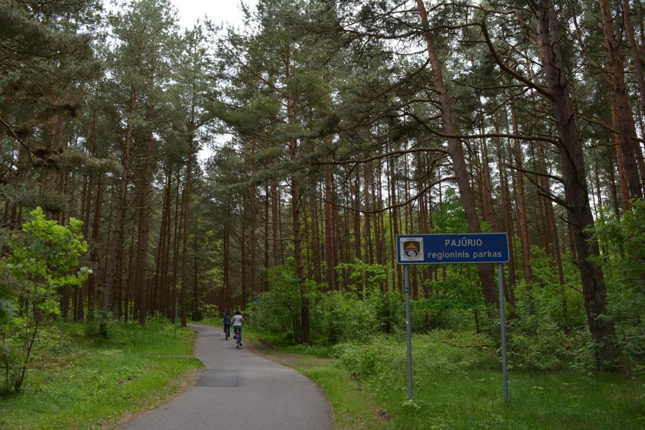 Gamtos Apsupty Apartman Palanga Kültér fotó